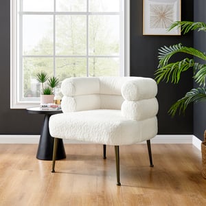 1250031-560-12 - Zerline faux shearling accent chair