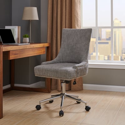 Charlotte Fabric Office Chair in Wolf