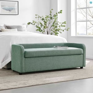 1900202-614-2 wendy kd fabric bench in meridian green