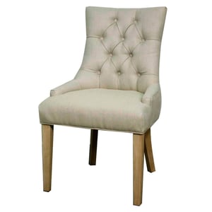 Nicole Fabric Dining Chair in Ivory