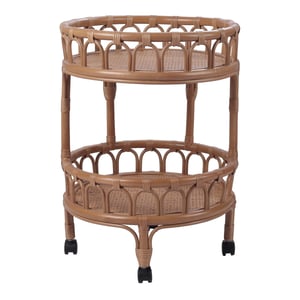 Dijon Rattan Cart, Canary Brown 