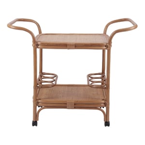 Trento Rattan Cart, Canary Brown