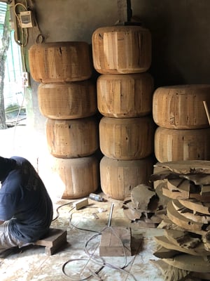 creating teak wood base