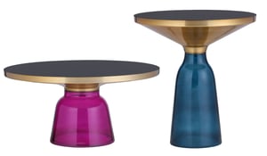 Perla with concrete base tables Perla with concrete base tables