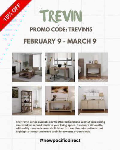 Trevin Furniture Collection by New Pacific Direct