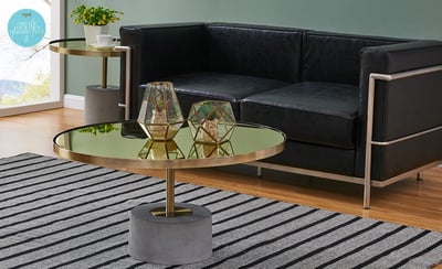 randall sofa and andrea tables